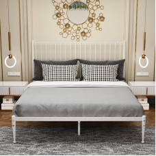 Iron Bed Double Single Princess European Simple Modern Bed Iron Frame Bed Rental House Iron Bed Double Single Princess European Simple Modern Bed Iron Frame Bed Rental House