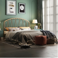 Scandinavian Minimalistic Iron Bed Frame Scandinavian Minimalistic Iron Bed Frame