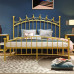 Nordic Iron Bed Modern Minimalist Luxury Apartment Bed Single or Double Nordic Iron Bed Modern Minimalist Luxury Apartment Bed Single or Double