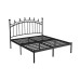 Nordic Iron Bed Modern Minimalist Luxury Apartment Bed Single or Double Nordic Iron Bed Modern Minimalist Luxury Apartment Bed Single or Double
