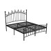 Nordic Iron Bed Modern Minimalist Luxury Apartment Bed Single or Double Nordic Iron Bed Modern Minimalist Luxury Apartment Bed Single or Double