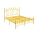 Nordic Iron Bed Modern Minimalist Luxury Apartment Bed Single or Double Nordic Iron Bed Modern Minimalist Luxury Apartment Bed Single or Double