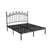 Nordic Iron Bed Modern Minimalist Luxury Apartment Bed Single or Double Nordic Iron Bed Modern Minimalist Luxury Apartment Bed Single or Double