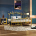 Nordic Iron Bed Modern Minimalist Luxury Apartment Bed Single or Double Nordic Iron Bed Modern Minimalist Luxury Apartment Bed Single or Double