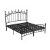 Nordic Iron Bed Modern Minimalist Luxury Apartment Bed Single or Double Nordic Iron Bed Modern Minimalist Luxury Apartment Bed Single or Double
