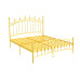 Nordic Iron Bed Modern Minimalist Luxury Apartment Bed Single or Double Nordic Iron Bed Modern Minimalist Luxury Apartment Bed Single or Double