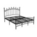 Nordic Iron Bed Modern Minimalist Luxury Apartment Bed Single or Double Nordic Iron Bed Modern Minimalist Luxury Apartment Bed Single or Double