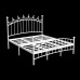 Nordic Iron Bed Modern Minimalist Luxury Apartment Bed Single or Double Nordic Iron Bed Modern Minimalist Luxury Apartment Bed Single or Double
