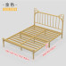 European Iron Bed Children Single Double Princess Bed Modern Minimalist Apartment