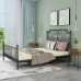 Iron European Princess Simplicity Modern Single Double 180cm Bed 150cm Iron Rack Bed Iron European Princess Simplicity Modern Single Double 180cm Bed 150cm Iron Rack Bed