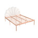 Scandinavian Apartment Iron Bed Minimalist Luxury Princess Style Single Double Scandinavian Apartment Iron Bed Minimalist Luxury Princess Style Single Double