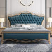 American Solid Wood Double Double Bedroom Luxury Simple Modern Storage Soft Package Marriage Bed American Solid Wood Double Double Bedroom Luxury Simple Modern Storage Soft Package Marriage Bed