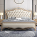 American Solid Wood Double Double Bedroom Luxury Simple Modern Storage Soft Package Marriage Bed American Solid Wood Double Double Bedroom Luxury Simple Modern Storage Soft Package Marriage Bed
