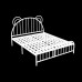Modern Minimalist Nordic Bear Ears Princess Iron Bed Double Modern Minimalist Nordic Bear Ears Princess Iron Bed Double