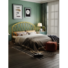 Nordic Modern Minimalist Ecofriendly Iron Bed Luxury Wealth Bed Single Double Nordic Modern Minimalist Ecofriendly Iron Bed Luxury Wealth Bed Single Double