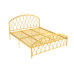 Nordic Modern Minimalist Ecofriendly Iron Bed Luxury Wealth Bed Single Double
