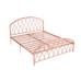 Nordic Modern Minimalist Ecofriendly Iron Bed Luxury Wealth Bed Single Double