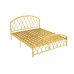 Nordic Modern Minimalist Ecofriendly Iron Bed Luxury Wealth Bed Single Double