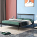 Iron Double Bed 180cm Light Luxury Nordic Modern Simplistic Single Child Bed Iron Frame Bed Extra Thickening and Reinforcing Iron Double Bed 180cm Light Luxury Nordic Modern Simplistic Single Child Bed Iron Frame Bed Extra Thickening and Reinforcing