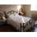 Iron Bed Luxury European Bed Frame Iron Bed White Princess Bed Double Bed 180cm Iron Bed Luxury European Bed Frame Iron Bed White Princess Bed Double Bed 180cm
