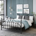 Scandinavian Modern Minimalist Silent Iron Princess Bed 120cm Double Bed Iron Frame Bed Iron Bed Scandinavian Modern Minimalist Silent Iron Princess Bed 120cm Double Bed Iron Frame Bed Iron Bed