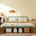 Modern Minimalist Iron Bed Frame Bed for Two
