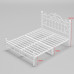 European Iron Bed Child Girl Princess Bed Modern Minimalist Twin Bed Rental Apartment 150cm Iron Bed European Iron Bed Child Girl Princess Bed Modern Minimalist Twin Bed Rental Apartment 150cm Iron Bed