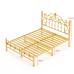 European Iron Bed Child Girl Princess Bed Modern Minimalist Twin Bed Rental Apartment 150cm Iron Bed European Iron Bed Child Girl Princess Bed Modern Minimalist Twin Bed Rental Apartment 150cm Iron Bed