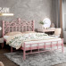 European Iron Bed Child Girl Princess Bed Modern Minimalist Twin Bed Rental Apartment 150cm Iron Bed European Iron Bed Child Girl Princess Bed Modern Minimalist Twin Bed Rental Apartment 150cm Iron Bed