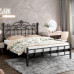 European Iron Bed Child Girl Princess Bed Modern Minimalist Twin Bed Rental Apartment 150cm Iron Bed European Iron Bed Child Girl Princess Bed Modern Minimalist Twin Bed Rental Apartment 150cm Iron Bed