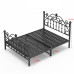 European Iron Bed Child Girl Princess Bed Modern Minimalist Twin Bed Rental Apartment 150cm Iron Bed European Iron Bed Child Girl Princess Bed Modern Minimalist Twin Bed Rental Apartment 150cm Iron Bed