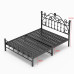 European Iron Bed Child Girl Princess Bed Modern Minimalist Twin Bed Rental Apartment 150cm Iron Bed European Iron Bed Child Girl Princess Bed Modern Minimalist Twin Bed Rental Apartment 150cm Iron Bed