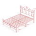 European Iron Bed Child Girl Princess Bed Modern Minimalist Twin Bed Rental Apartment 150cm Iron Bed European Iron Bed Child Girl Princess Bed Modern Minimalist Twin Bed Rental Apartment 150cm Iron Bed