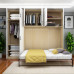 Multifunctional Invisible Bed Small Household Foldable Single and Double Wall Bed with Multiple Spaces