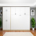 Multifunctional Invisible Bed Small Household Foldable Single and Double Wall Bed with Multiple Spaces
