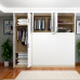 Multifunctional Invisible Bed Small Household Foldable Single and Double Wall Bed with Multiple Spaces