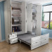 Foldable Multifunctional Combination Bedroom Invisible Bed for Small Home Saving Space