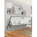 Multifunctional Invisible Wallbed Murphy Foldable Electric Desk Hardware Luxury Flip Bed