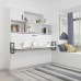 Multifunctional Invisible Wallbed Murphy Foldable Electric Desk Hardware Luxury Flip Bed