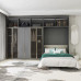 MultiFunctional Space Saving Murphy Bed Wall BedWardrobe Combo