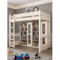 Allinone Solid Wood Kids Bed Set with Highlow Double Bunk Bed Wardrobe Loft Bed Allinone Solid Wood Kids Bed Set with Highlow Double Bunk Bed Wardrobe Loft Bed