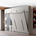 Customized Invisible Bed Folding Murphy Bed Bookcase Wardrobe Wall Bed Multifunctional Bed Combination Cabinet Flip Bed Customized Invisible Bed Folding Murphy Bed Bookcase Wardrobe Wall Bed Multifunctional Bed Combination Cabinet Flip Bed