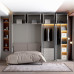 Customized Invisible Bed Folding Murphy Bed Bookcase Wardrobe Wall Bed Multifunctional Bed Combination Cabinet Flip Bed Customized Invisible Bed Folding Murphy Bed Bookcase Wardrobe Wall Bed Multifunctional Bed Combination Cabinet Flip Bed