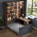 Multifunctional Compact Hidden Folding Wall Bed Desk Cabinet