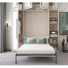 Invisible Folding Wall Bed Cabinet MultiFunctional SpaceSaving Children Murphy Double Bed Invisible Folding Wall Bed Cabinet MultiFunctional SpaceSaving Children Murphy Double Bed