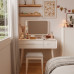 Modern minimalist walnut dressing table Modern minimalist walnut dressing table