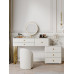 Light Luxury Solid Wood Paneled Dressing Table Bedroom Storage Cabinet Light Luxury Solid Wood Paneled Dressing Table Bedroom Storage Cabinet