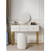 Light Luxury Solid Wood Paneled Dressing Table Bedroom Storage Cabinet Light Luxury Solid Wood Paneled Dressing Table Bedroom Storage Cabinet
