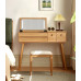Modern Minimalist Oak Bedroom Makeup Desk
