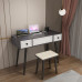 Modern Minimalist Bedroom Vanity with Hidden Mirror Lights Makeup Desk and Desk Modern Minimalist Bedroom Vanity with Hidden Mirror Lights Makeup Desk and Desk